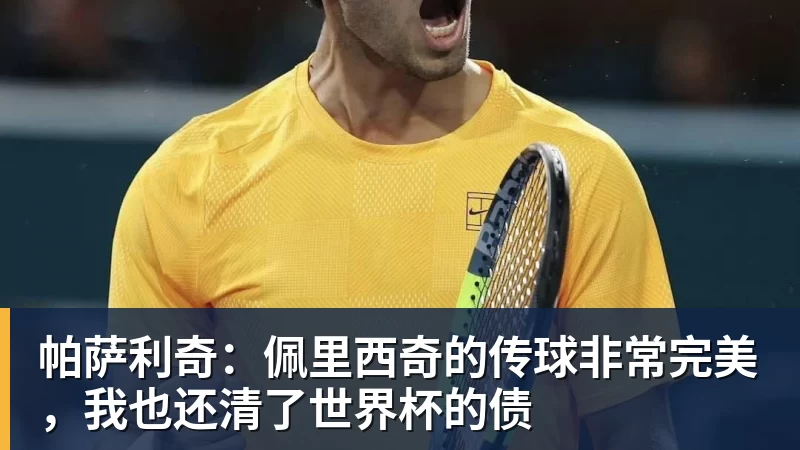帕萨利奇：佩里西奇的传球非常完美，我也还清了世界杯的债