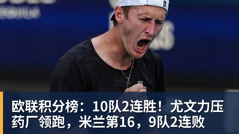欧联积分榜:10队2连胜!尤文力压药厂领跑,米兰第16,9队2连败 欧联积分榜:10队2连胜!尤文力压药厂领跑,米兰第16,9队2连败
